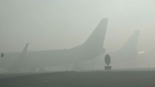 Kabut Asap Kalimantan Makin Pekat Pesawat Tak Berani Terbang