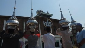 Masjid di Tengah Jalan Tol Semarang-Batang Dibongkar
