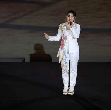 Kata Via Vallen Soal Lip Sync di Opening Asian Games 2018