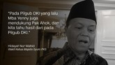 Polemik Dukungan Yenny Wahid Putri Presiden RI ke-4, Abdurrahman Wahid atau Gus Dur, Yenny Wahid resmi mendukung Jokowi-Ma'ruf Amin di Pilpres 2019.