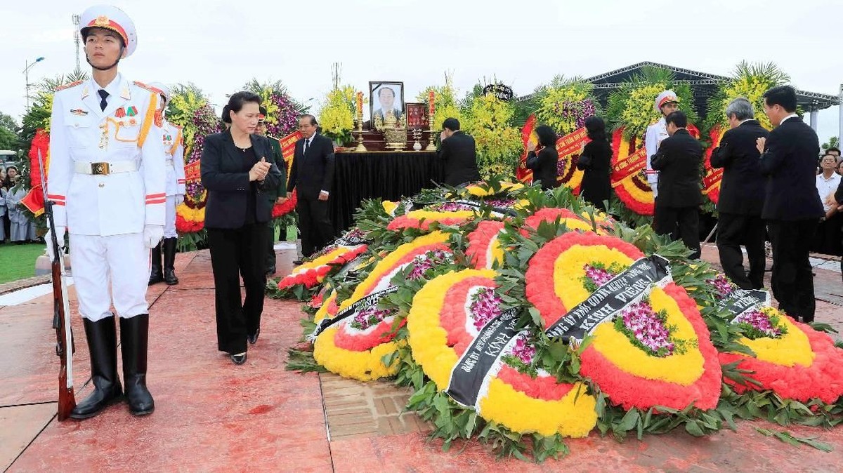 FOTO: Salam Perpisahan Vietnam untuk Presiden Tran Dai Quang