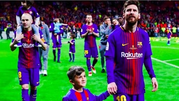 Sweet Potret Kebersamaan Lionel Messi  dan  Anak anaknya 