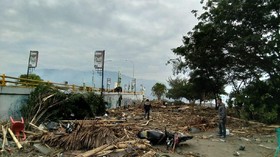 BNPB: Tsunami Terjang Pantai Talise Palu dan Donggala
