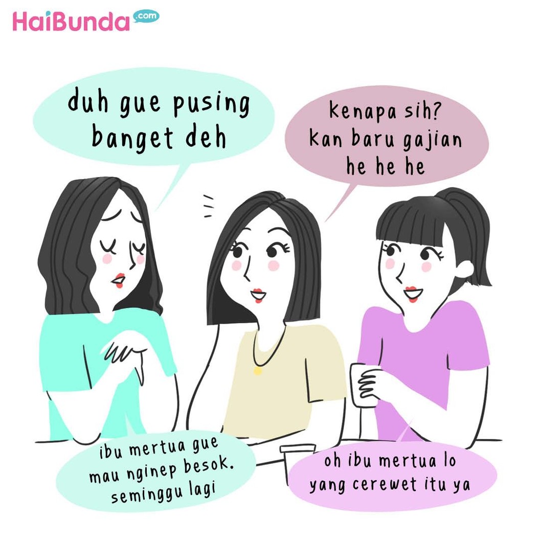 Ada cerita tentang sosok ibu mertua bagi bunda di komik ini. Kalau sosok ibu mertua Bunda seperti apa? Sharing yuk di kolom komentar.