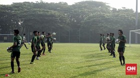 FOTO: Timnas Indonesia U-16 Bersiap Gempur Australia