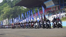 Uji Ketahanan Motor Yamaha di Sentul