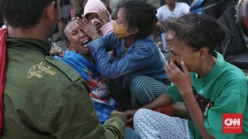 Gempa Susulan, Warga Palu Kembali Berhamburan Keluar Rumah