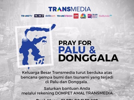 Mari Bantu Korban Gempa Bumi dan Tsunami di Palu dan Donggala, Bun