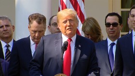 VIDEO: Trump Ungkap Belasungkawa Untuk Korban Tsunami Palu