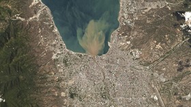Melihat dari Udara Palu Sebelum dan Sesudah Hantaman Tsunami