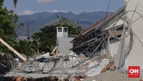 FOTO : Kondisi Lapas di Palu Pascaguncangan Gempa