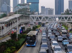 Viral Pria Bawa Sajam Hadang Bus TransJ di Jakpus, Polisi Selidiki