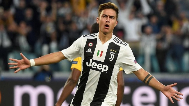Sepasang gol Paulo Dybala sukses mengantar Juventus unggul 2-0 atas Young Boys di babak pertama laga kedua Grup H Liga Champions di Stadion Allianz.
