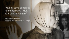Ragam Reaksi Sandiwara Hoaks Ratna Sarumpaet