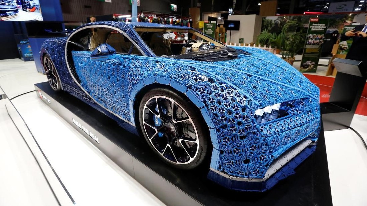 FOTO: Ketika 1 Juta Lego Disulap Jadi Bugatti Chiron