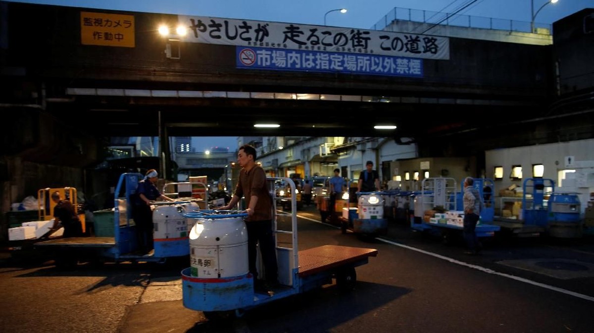 FOTO: Berakhirnya Kisah Pasar Tsukiji