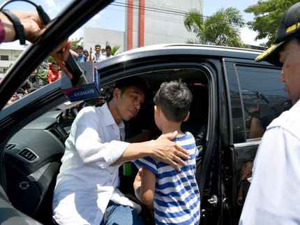Ketegaran Izrael, Bocah Korban Gempa Palu yang Bertemu Jokowi