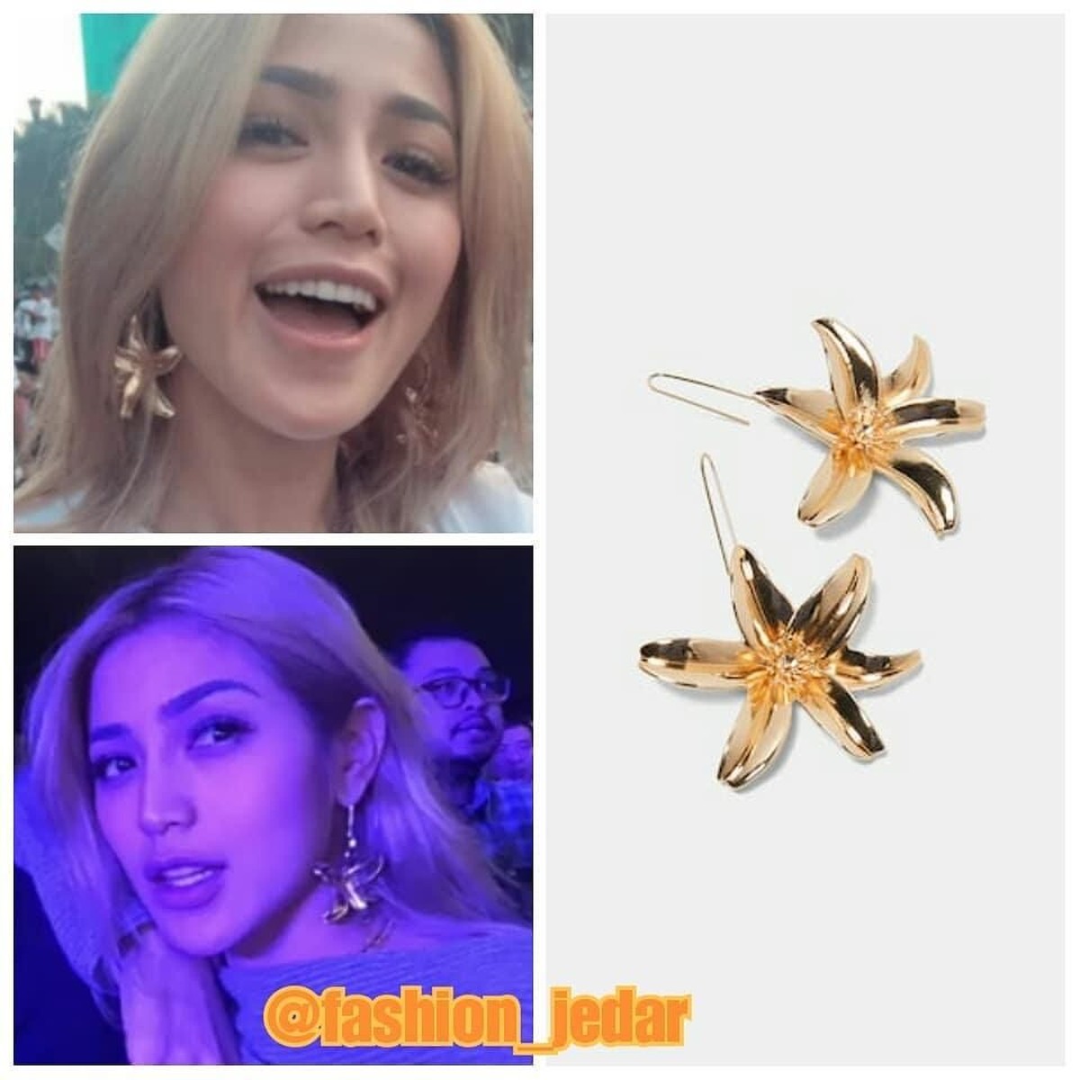 Dijuluki sebagai artis sosialita&comma; Jesica Iskandar atau Jedar&comma; kerap mengenakan barang mewah&period; Seperti koleksi anting yang dibanderol harga murah hingga mahal&period;