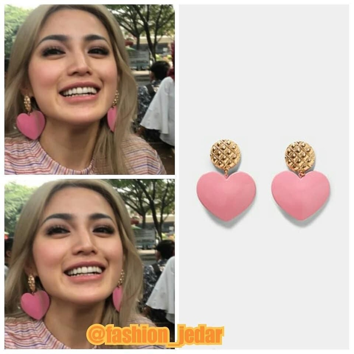 Dijuluki sebagai artis sosialita&comma; Jesica Iskandar atau Jedar&comma; kerap mengenakan barang mewah&period; Seperti koleksi anting yang dibanderol harga murah hingga mahal&period;