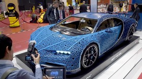 FOTO: Ketika 1 Juta Lego Disulap Jadi Bugatti Chiron