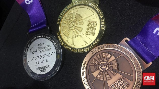 Indonesia menambah perolehan medali emas Indonesia di Asian Para Games 2018 dari cabang atletik nomor lari 100 meter T42/T63 atas nama Evi Karisma Triani.