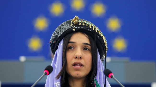 Nobel Perdamaian 2018 diberikan kepada Denis Mukwege dan mantan budak seks ISIS, Nadia Murad, atas perjuangan mereka mengakhiri kekerasan seksual dalam konflik.