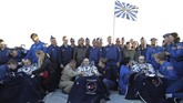 FOTO: Awak The Soyuz MS-08 Kembali ke Bumi The Soyuz MS-08 kembali ke bumi membawa awak Drew Feustel, Ricky Arnold, dan Oleg Artemyev. Mereka telah menyelesaikan misi 197 hari di luar angkasa.