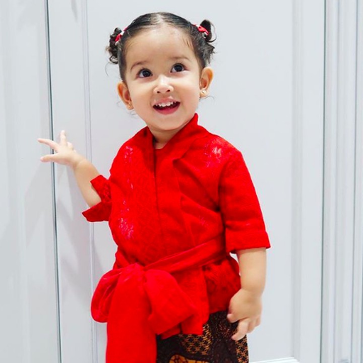<p>Merah meriah! Ketika Seraphina merayakan HUT ke-73 RI. (Foto: Instagram @yaswildblood)  </p>
