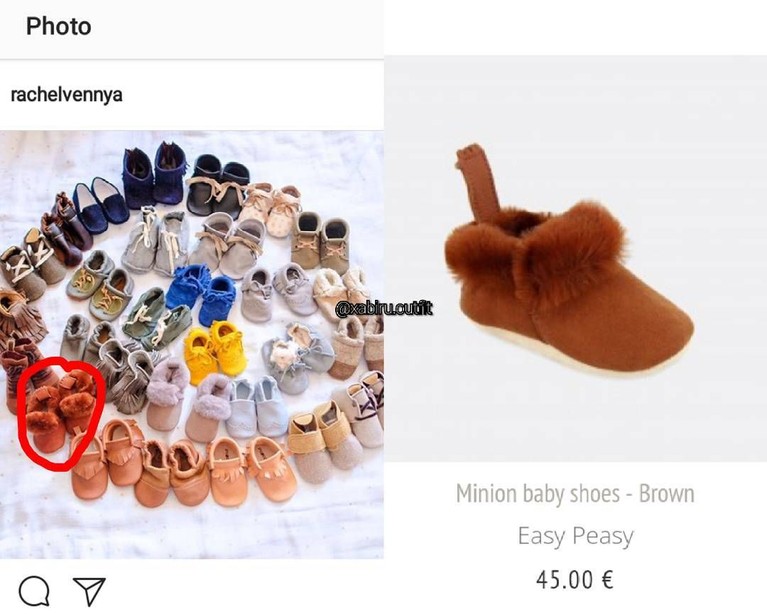 Dinobatkan sebagai selebgram terkaya, Rachel Vennya juga membelikan beberapa koleksi sepatu mewah kepada anaknya, Xabiru Oshe Al Hakim.