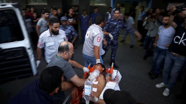 Seorang pemuda di Jalur Gaza, Palestina, Nawaf al-Aatar ditembak mati pasukan Israel saat memancing karena dicurigai hendak menerobos.