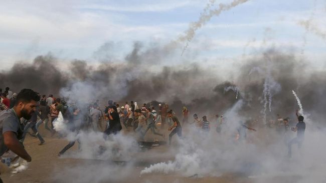 Bentrok di Gaza, 19 Warga Palestina dan Tentara Israel Luka