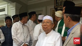 Hadapi Pilpres, Ma'ruf Sebut Tak Mau Terpaku Hasil Survei