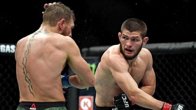 Presiden UFC Dana White menyatakan belum ada pembicaraan tentang duel Khabib Nurmagomedov melawan Floyd Mayweather Jr.