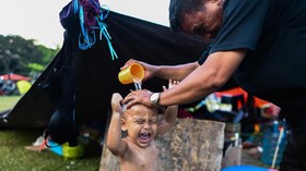 FOTO: Trauma Healing Untuk Anak Korban Gempa Palu