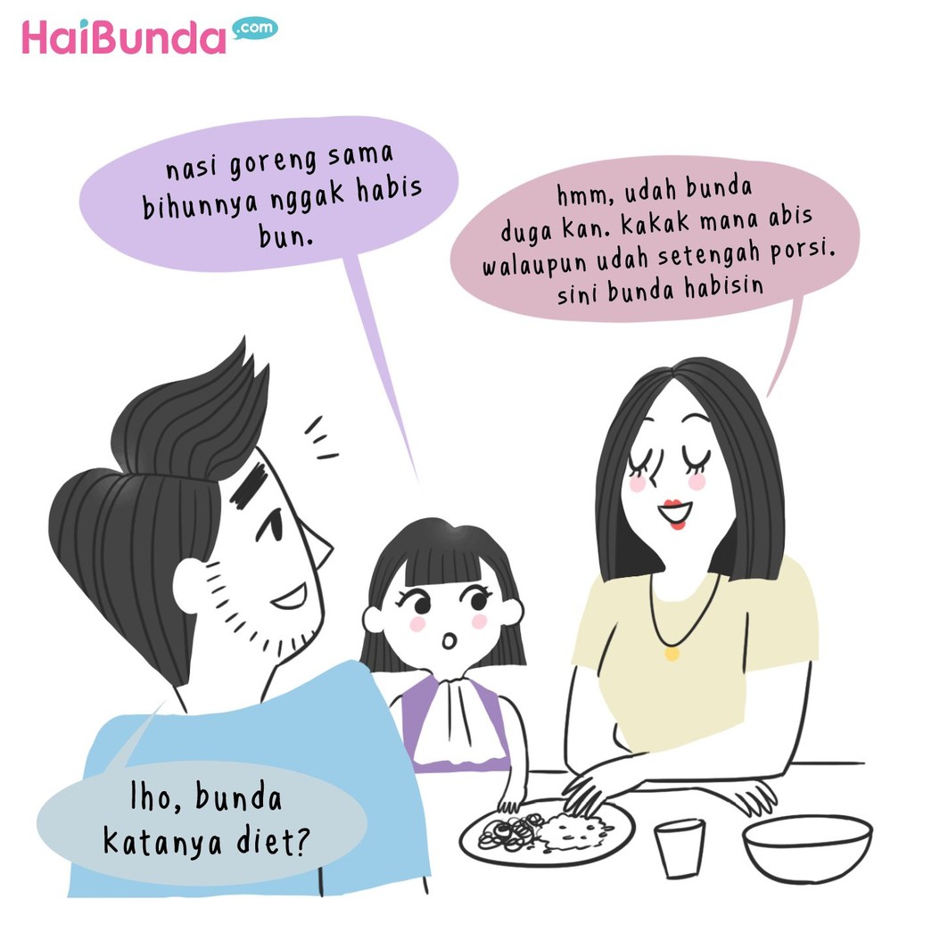 Hal ini biasa dilakukan Bunda saat makan di luar. Bunda juga melakukan hal serupa? Atau ada hal lain yang biasa dilakukan saat makan di luar?
