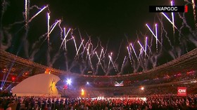 VIDEO: Pesta Kembang Api Asian Para Games 2018