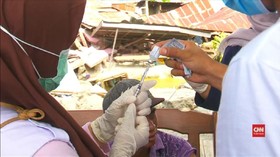 VIDEO: Vaksin Tetanus untuk Warga Korban Gempa Palu