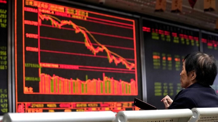 AS-China Bisa Panas Lagi, Bursa Saham Asia Terkapar
