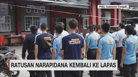 Para Narapidana Kembali ke Lapas Tanpa Paksaan