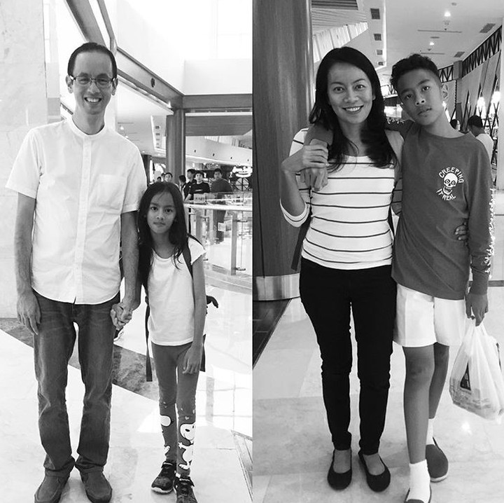 <p>Kata Reza, saat malam minggu dia ngedate dengan Tisha. Sedangkan Dee Lestari ngedate dengan Keenan. He-he-he. (Foto: Instagram/ @rezagunawan)  </p>