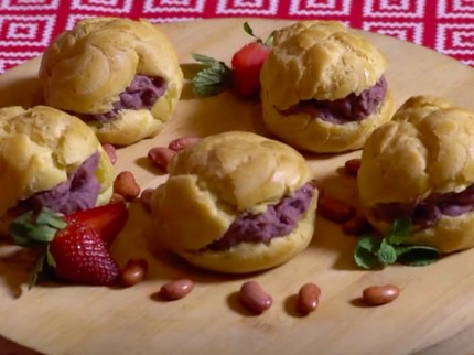 Resep Soes Isi Kacang Merah, Camilan Sedap Berwarna Menggoda