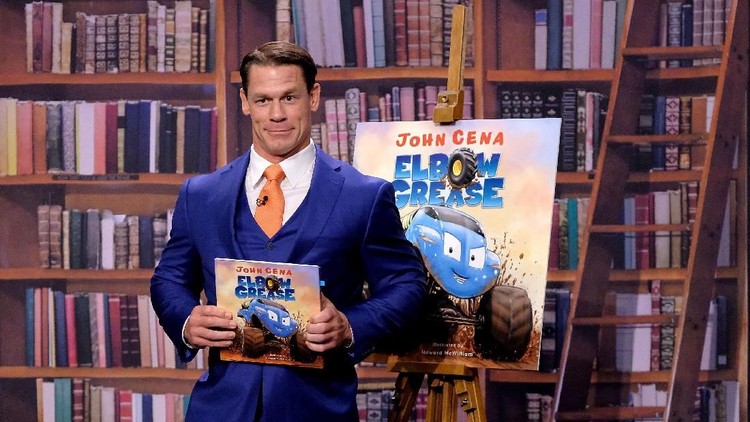 Pegulat John Cena yang terkenal gahar di ring merilis buku anak berjudul 'Elbow Grease'. Lewat buku itu John Cena ingin memberi inspirasi anak-anak.