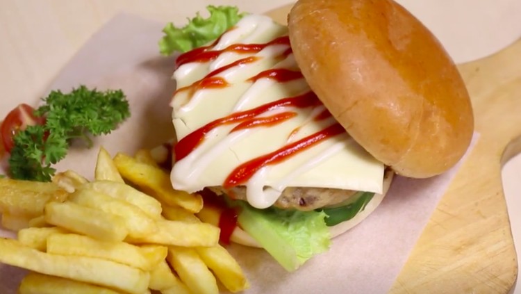 Resep Burger Oncom, Paduan Legit Menu Asing dan Indonesia