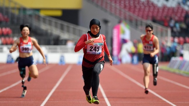 Indonesia jauh melampaui target medali di Asian Para Games 2018 dengan meraih 37 emas, 47 perak, dan 51 perunggu.