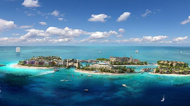 Ratusan pulau yang direklamasi Dubai disulap menjadi enam pulau liburan seru nan mewah bertema Eropa.