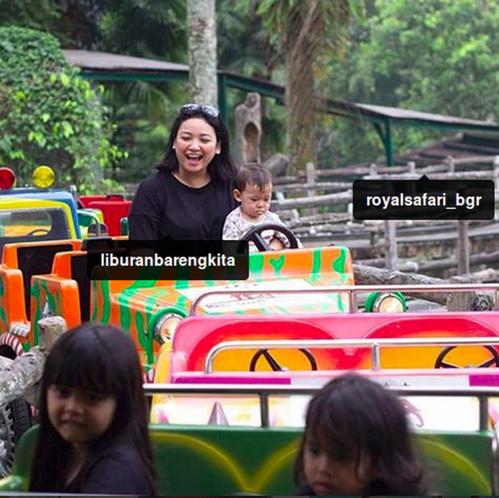 <p>Bunda Agni Prastistha girang banget ya, Bun main bareng si kecil. (Foto: Instagram @agnipratistha)<br /><br /></p>