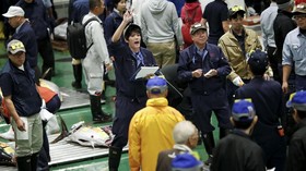 FOTO: Nuansa Baru Pasar Ikan Tsukiji 'Toyosu'