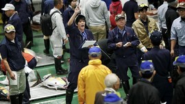 FOTO: Nuansa Baru Pasar Ikan Tsukiji 'Toyosu'