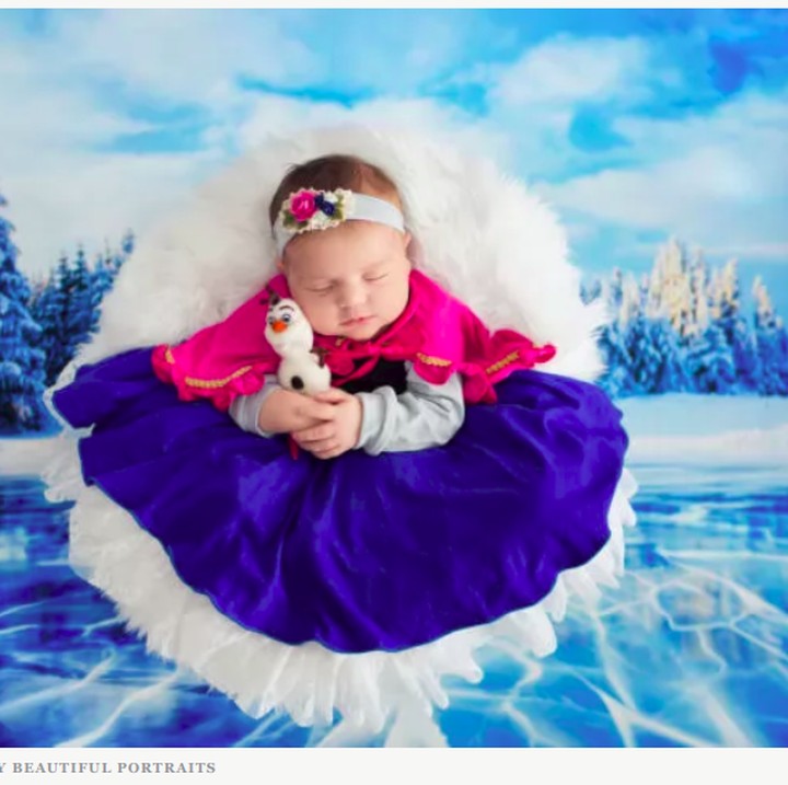<p>Ibu dan fotografer asal California, Karen Marie, mengubah bayi baru lahir menjadi karakter Disney yang ikonik di studionya, Belly Beautiful Portraits. (Foto: Belly Beautiful Portraits via Babble)</p>
