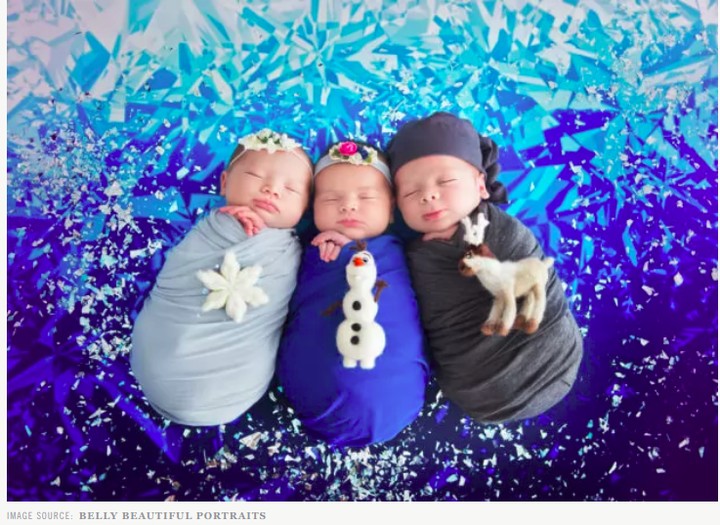 9 Foto Bayi Menggemaskan Saat Didandani Jadi Tokoh 'Frozen'